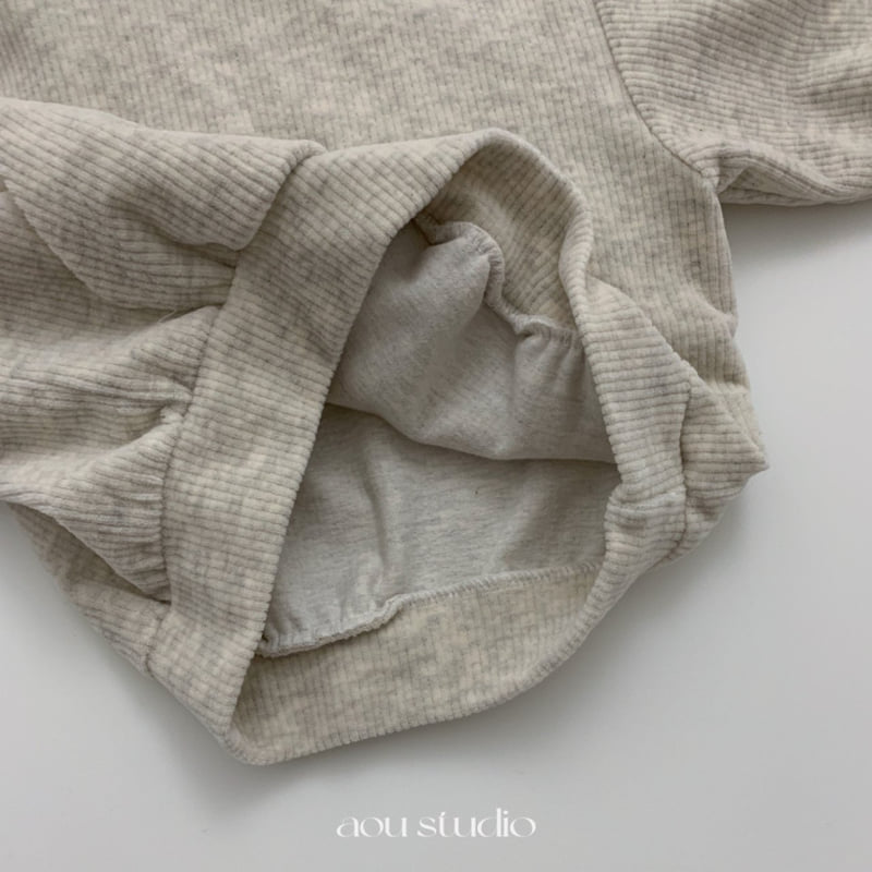 Aou Studio - Korean Baby Fashion - #babywear - Cream Hoodie - 4
