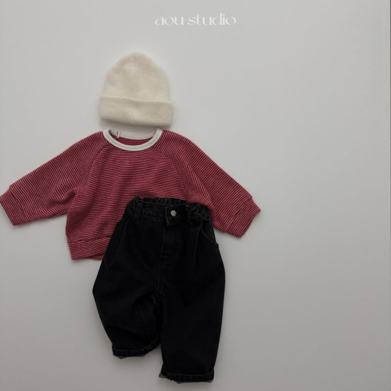 Aou Studio - Korean Baby Fashion - #onlinebabyboutique - NewJeans Denim Pants - 7