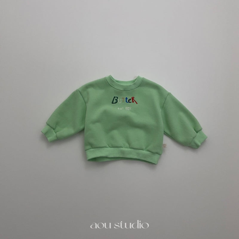 Aou Studio - Korean Baby Fashion - #onlinebabyshop - Butter Sweatshirt - 2