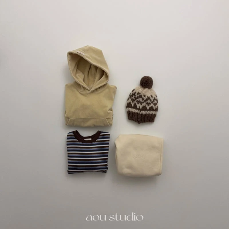 Aou Studio - Korean Baby Fashion - #onlinebabyshop - Kuru Striped Tee - 7