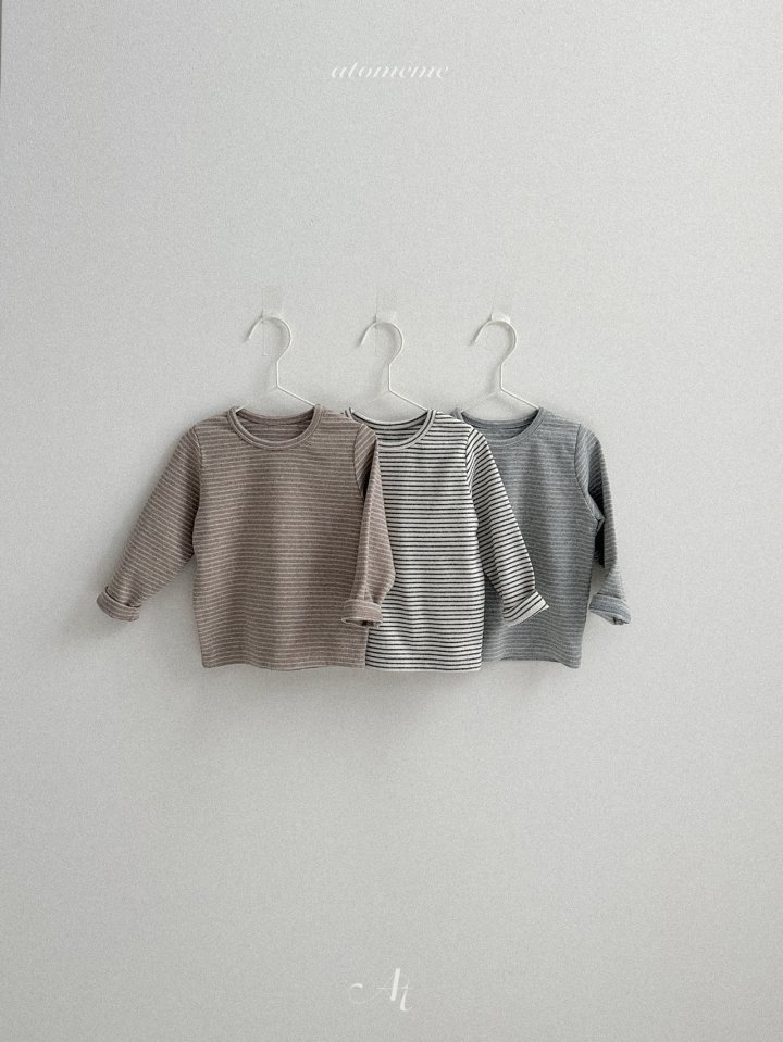 Atomeme - Korean Baby Fashion - #babyboutique - Iro Stripe Tee - 8