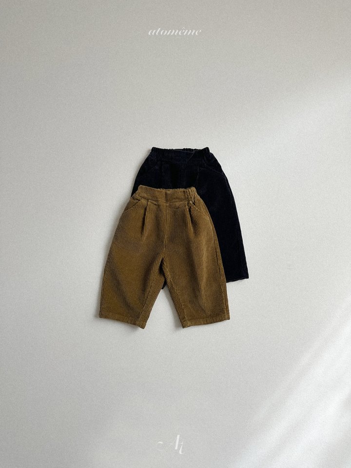 Atomeme - Korean Baby Fashion - #babyboutique - Nate Corduroy Pants - 3