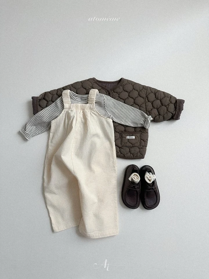 Atomeme - Korean Baby Fashion - #babyboutique - Curry Quilted Jacket - 10