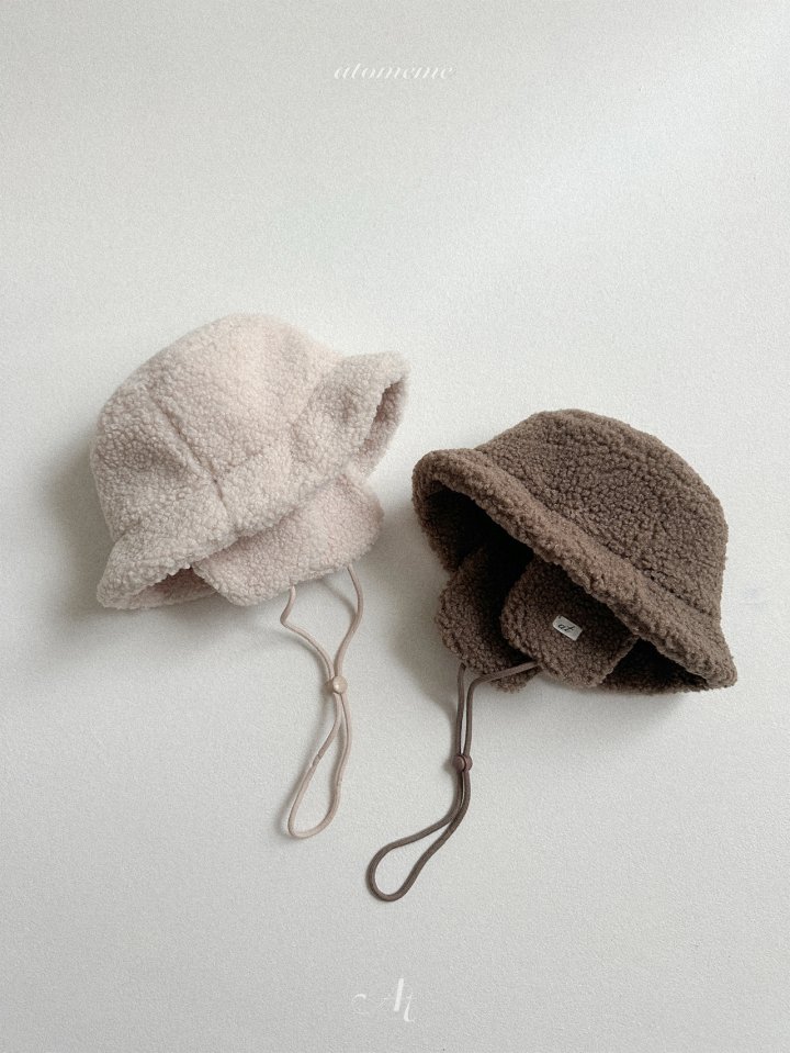 Atomeme - Korean Baby Fashion - #babyboutiqueclothing - Fleece Bucket Hat - 2