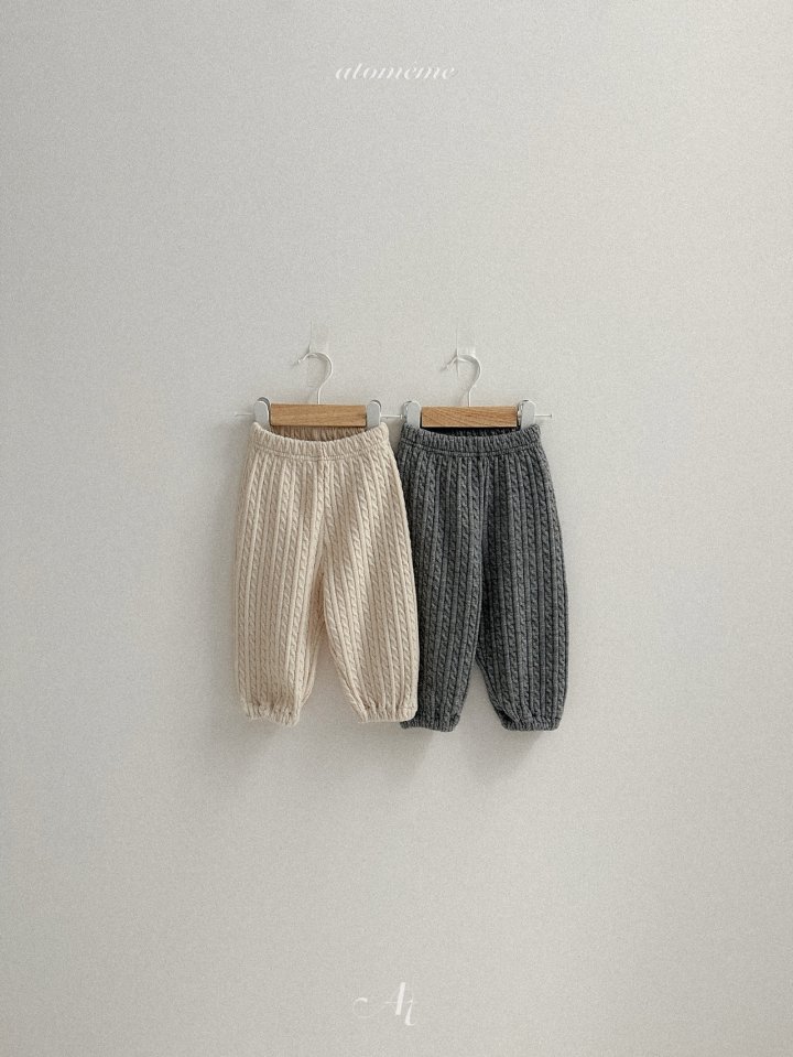 Atomeme - Korean Baby Fashion - #babyfever - May Knit Pants - 8