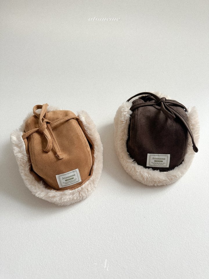Atomeme - Korean Baby Fashion - #babyfever - Shearling Hat