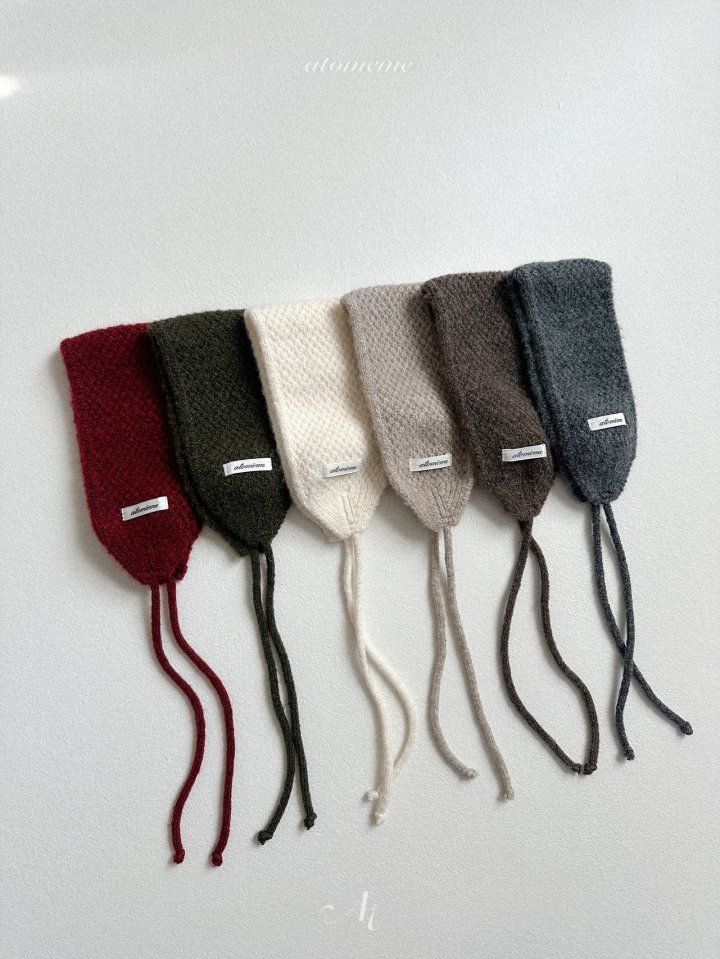 Atomeme - Korean Baby Fashion - #babyfever - Knit Ear Cover - 3