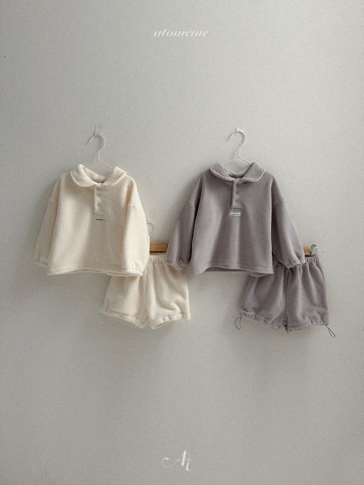 Atomeme - Korean Baby Fashion - #babygirlfashion - Snow Collar Tee - 12