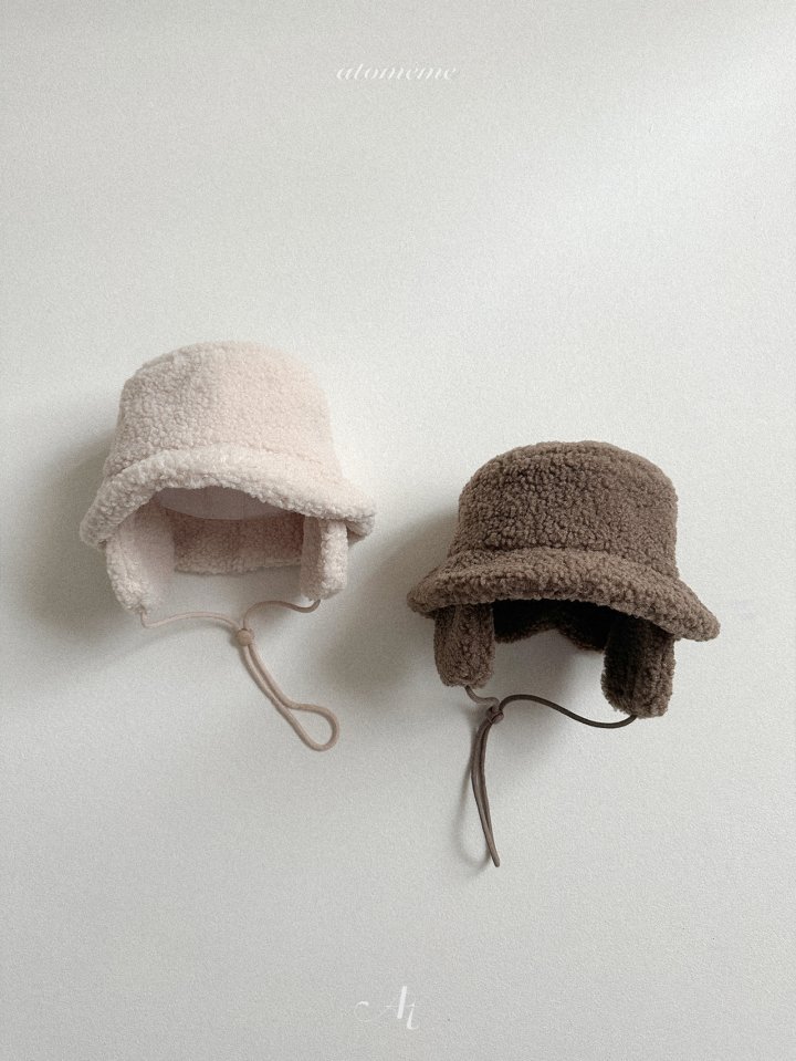 Atomeme - Korean Baby Fashion - #babygirlfashion - Fleece Bucket Hat - 6