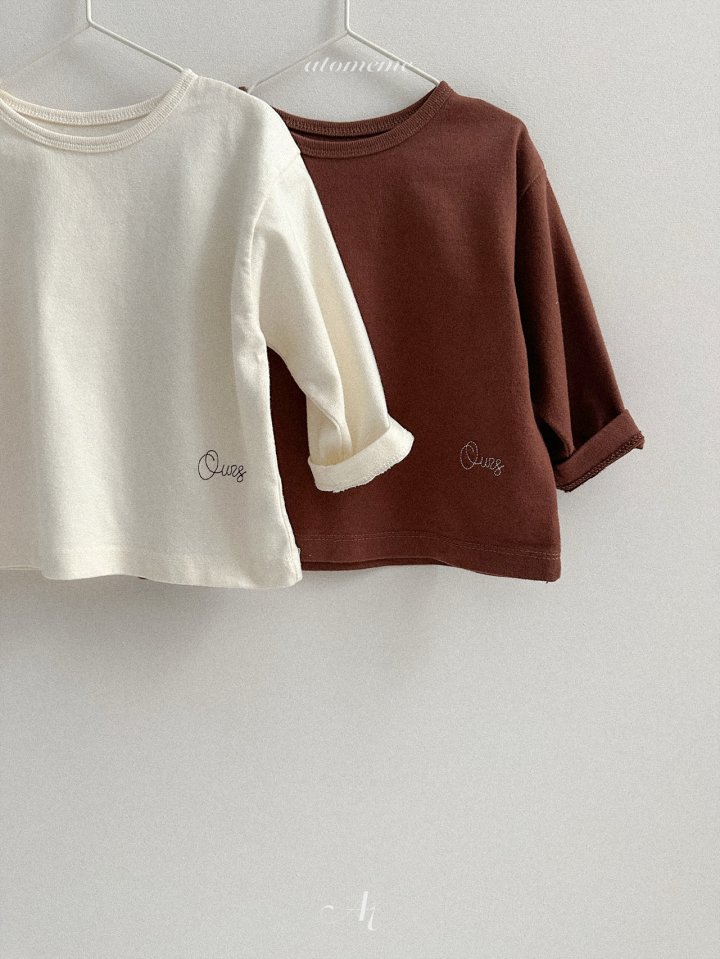 Atomeme - Korean Baby Fashion - #babygirlfashion - Ursus Embroidered Tee