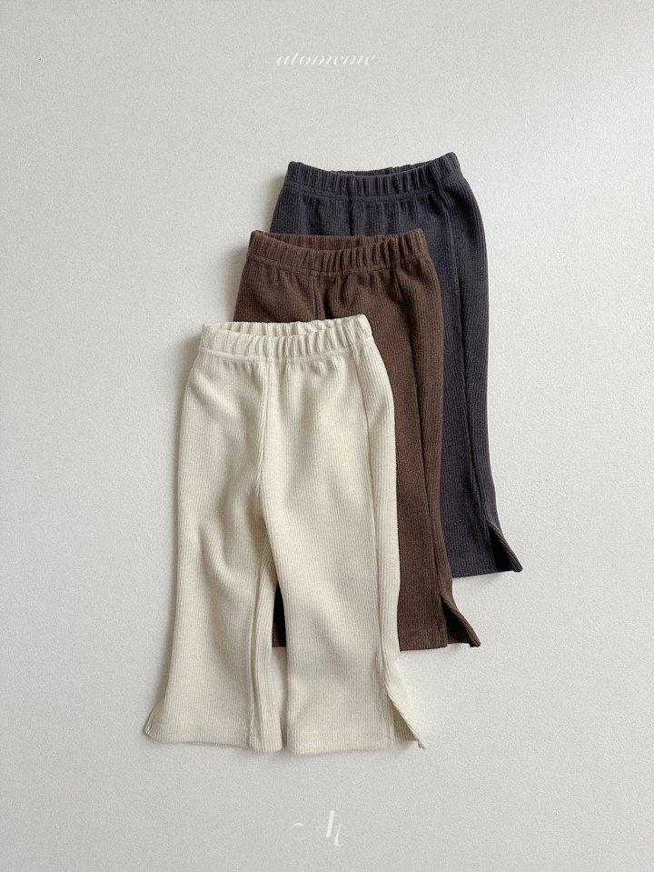 Atomeme - Korean Baby Fashion - #babygirlfashion - Slit Pants - 3