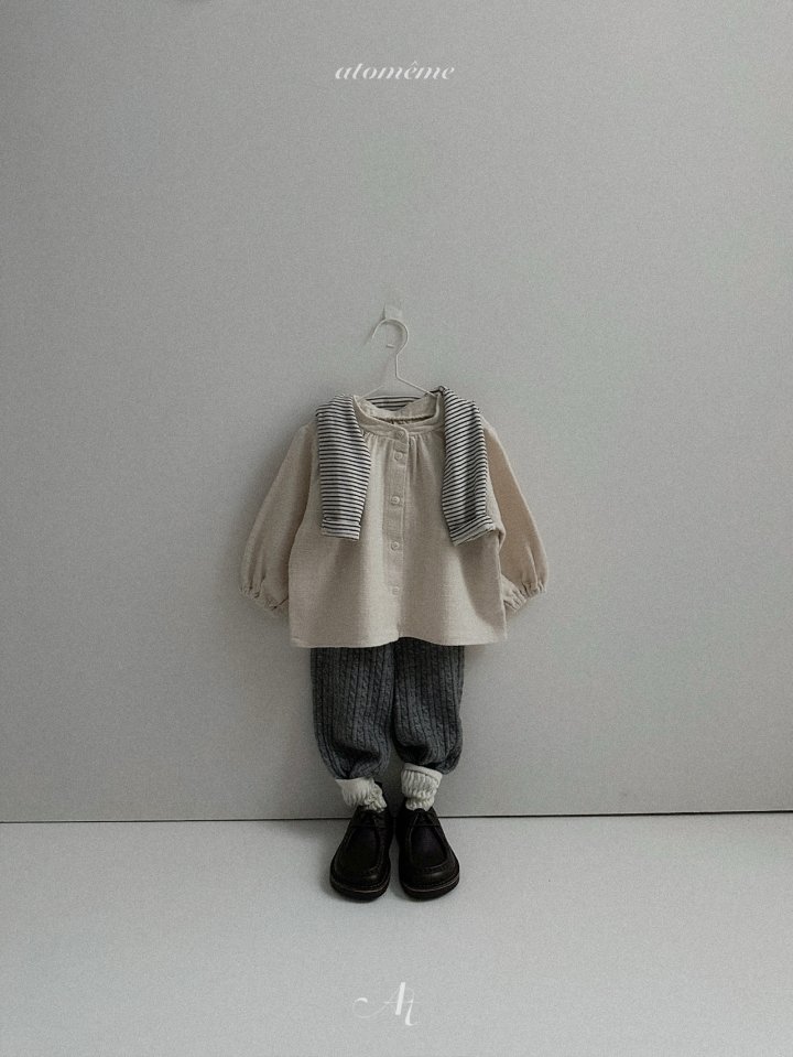 Atomeme - Korean Baby Fashion - #babylifestyle - May Knit Pants - 10