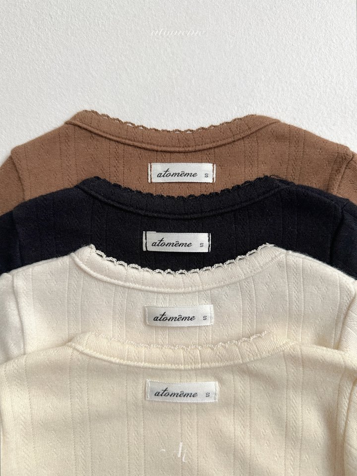 Atomeme - Korean Baby Fashion - #babylifestyle - Eyelet Tee - 9