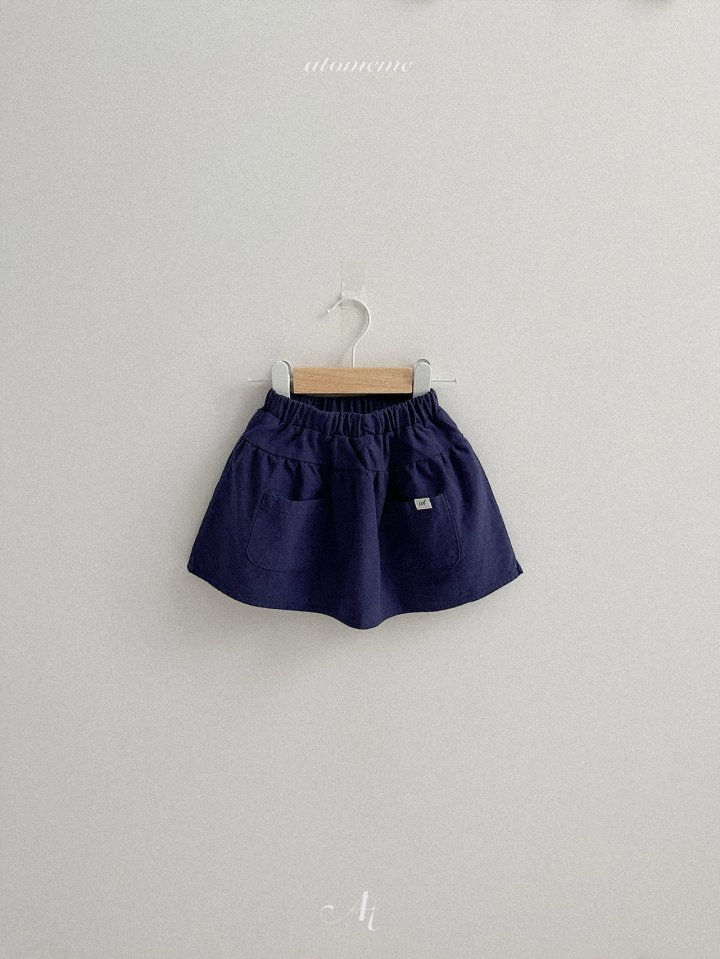 Atomeme - Korean Baby Fashion - #babygirlfashion - Pocket Skirt - 4