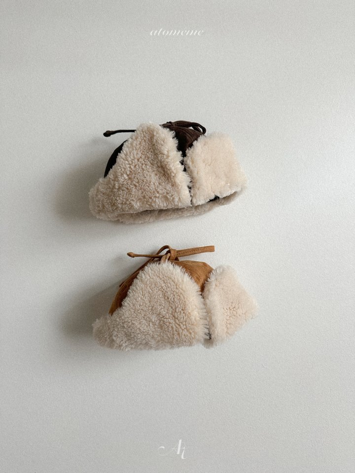 Atomeme - Korean Baby Fashion - #babylifestyle - Shearling Hat - 3