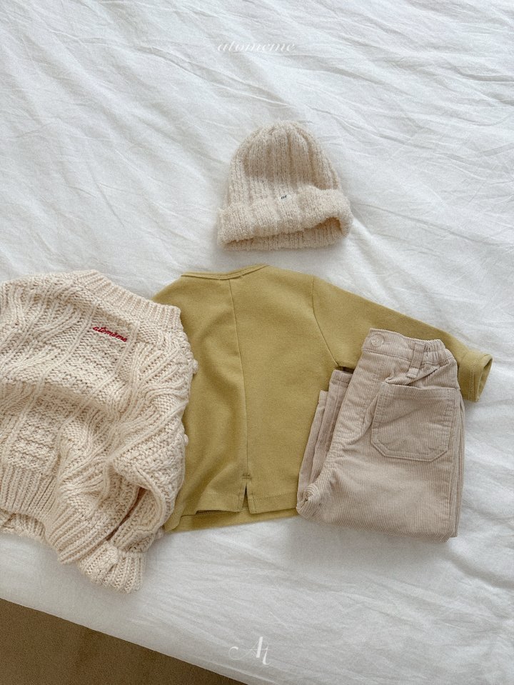 Atomeme - Korean Baby Fashion - #babylifestyle - Miel Slit Tee - 12