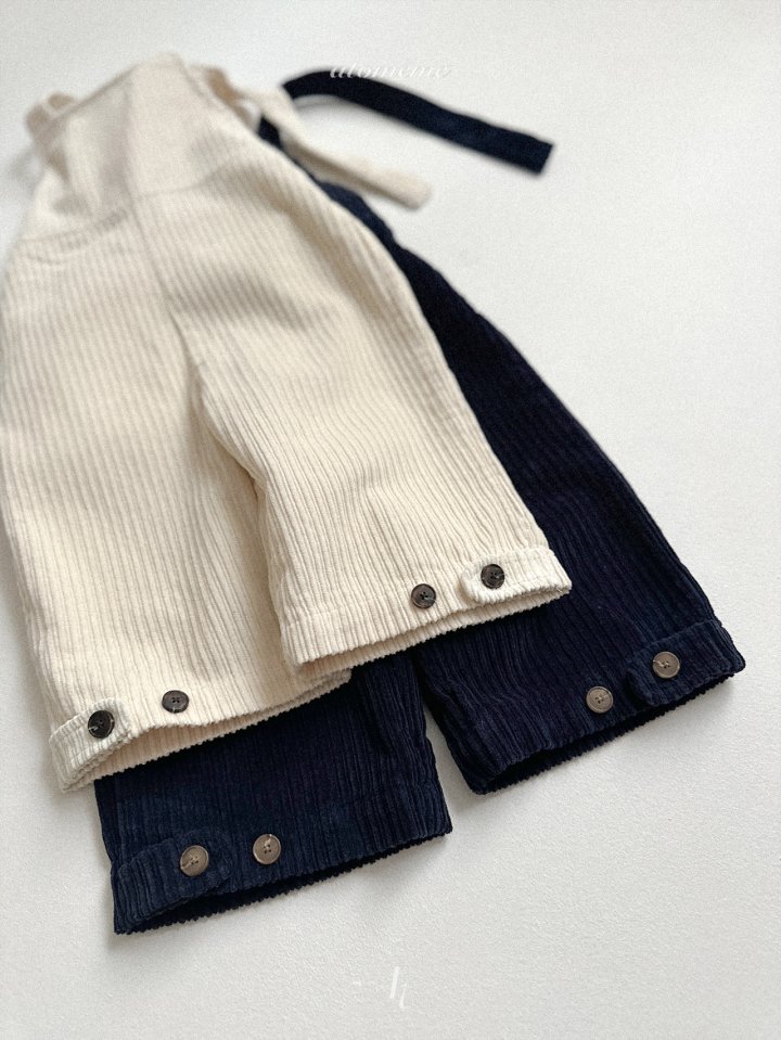 Atomeme - Korean Baby Fashion - #babylifestyle - Tiro Corduroy Overalls - 3