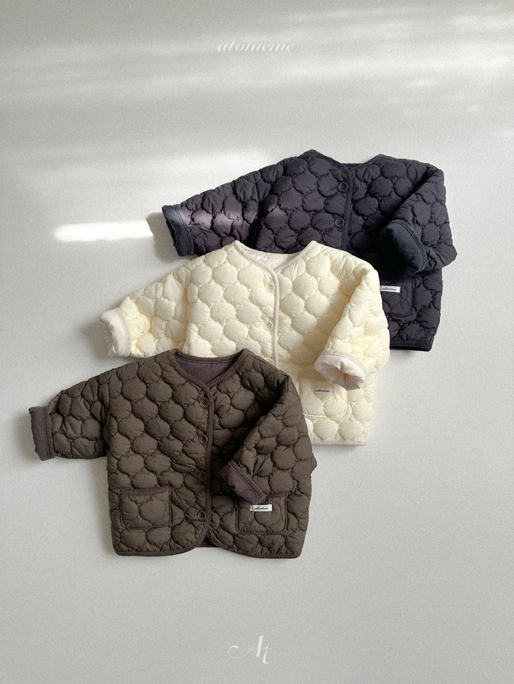 Atomeme - Korean Baby Fashion - #babylifestyle - Curry Quilted Jacket