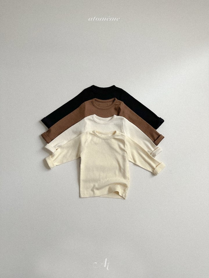 Atomeme - Korean Baby Fashion - #babyoninstagram - Eyelet Tee - 10