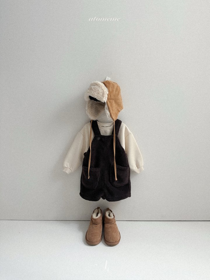 Atomeme - Korean Baby Fashion - #babylifestyle - Shearling Hat - 4