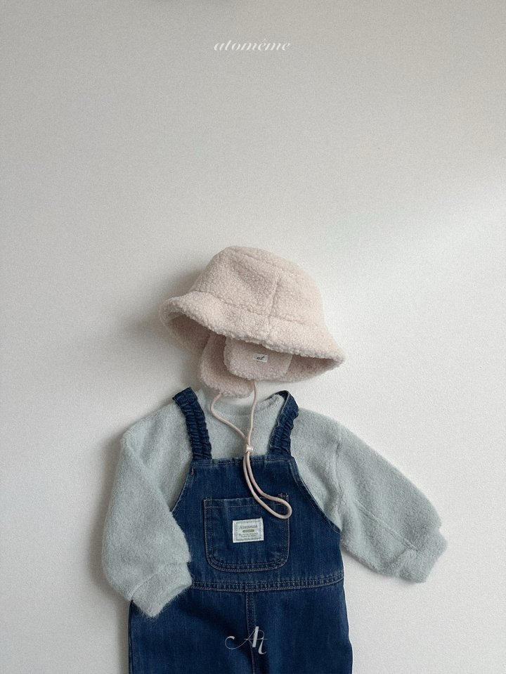 Atomeme - Korean Baby Fashion - #babyoninstagram - Fleece Bucket Hat - 8