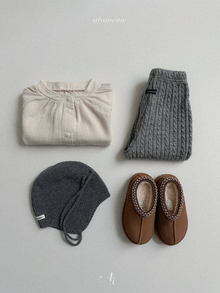 Atomeme - Korean Baby Fashion - #babyootd - May Knit Pants - 12