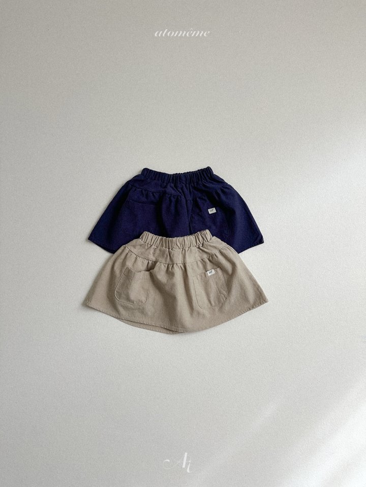 Atomeme - Korean Baby Fashion - #babyootd - Pocket Skirt - 6