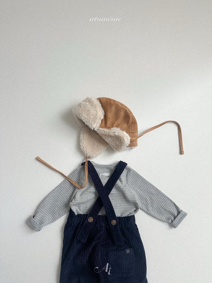 Atomeme - Korean Baby Fashion - #babyootd - Shearling Hat - 5