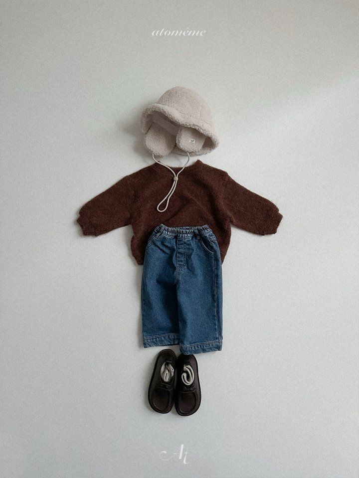 Atomeme - Korean Baby Fashion - #babyootd - Fleece Bucket Hat - 9