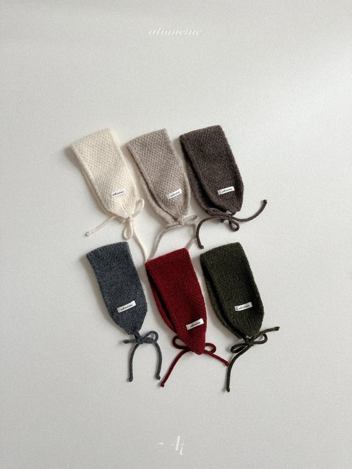 Atomeme - Korean Baby Fashion - #babyootd - Knit Ear Cover - 7