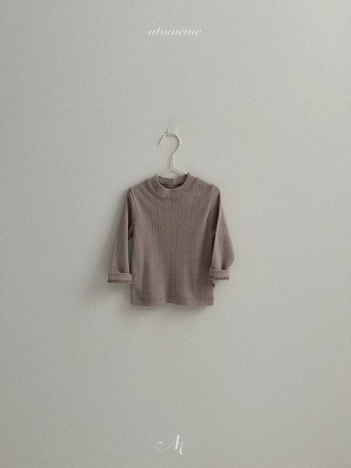 Atomeme - Korean Baby Fashion - #babyootd - Herve Turtleneck Tee - 5
