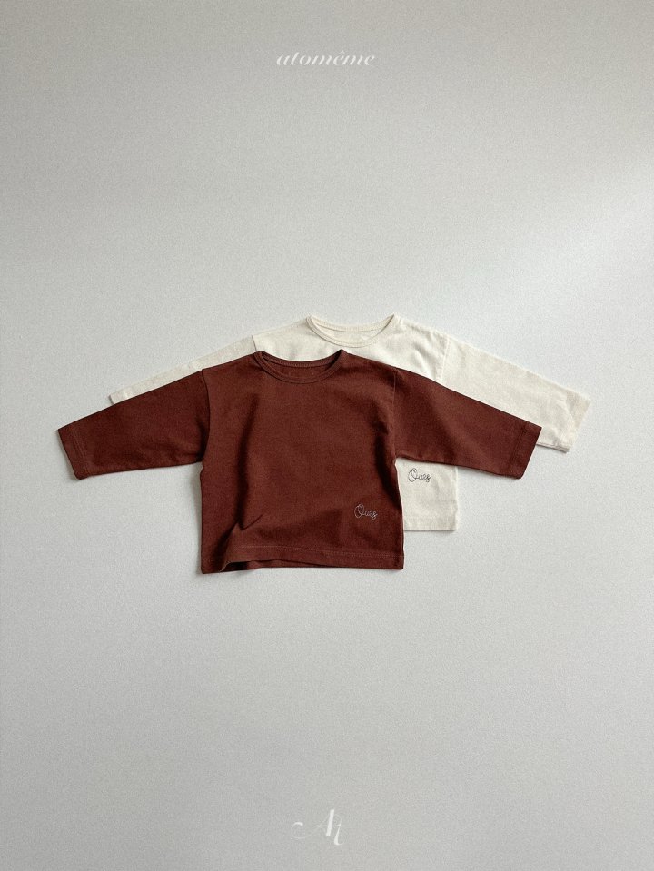 Atomeme - Korean Baby Fashion - #babyoninstagram - Ursus Embroidered Tee - 4