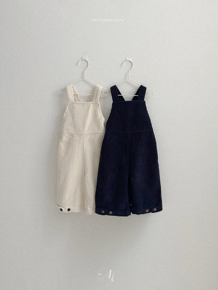 Atomeme - Korean Baby Fashion - #babyootd - Tiro Corduroy Overalls - 5