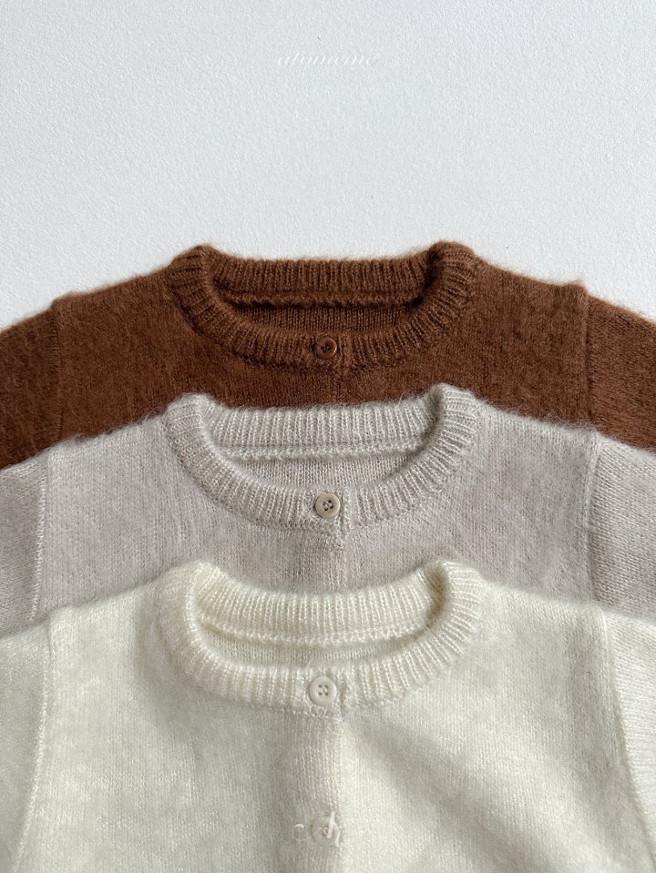 Atomeme - Korean Baby Fashion - #babyoninstagram - Brush Cardigan - 4
