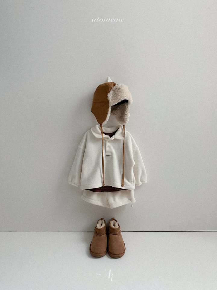 Atomeme - Korean Baby Fashion - #babyoutfit - Shearling Hat - 7