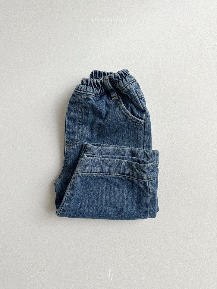 Atomeme - Korean Baby Fashion - #babyoutfit - Half Cut Denim Pants