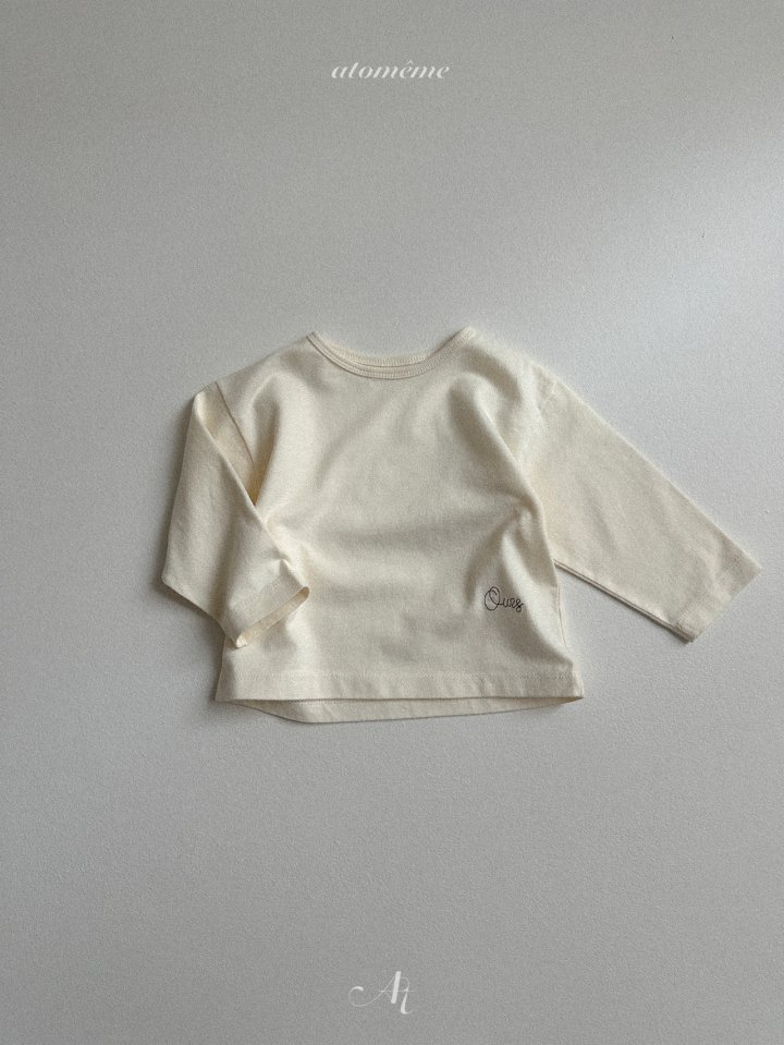 Atomeme - Korean Baby Fashion - #babyoutfit - Ursus Embroidered Tee - 5