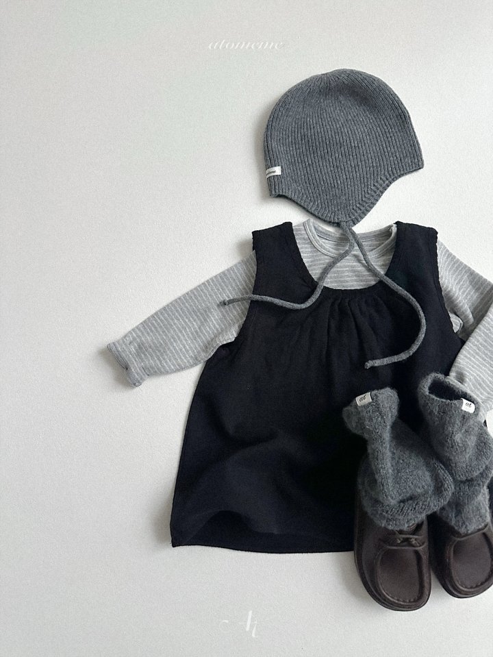 Atomeme - Korean Baby Fashion - #babyoutfit - Stella Knit Bonnet - 2