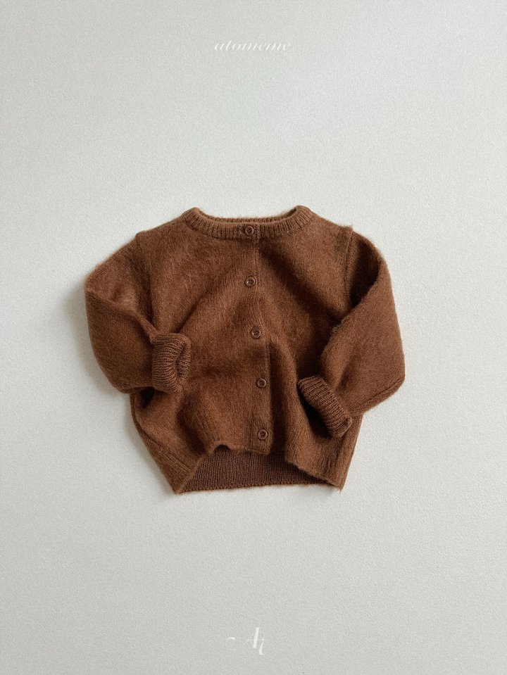 Atomeme - Korean Baby Fashion - #babyoutfit - Brush Cardigan - 5