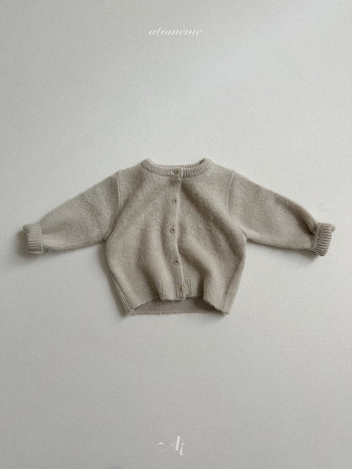Atomeme - Korean Baby Fashion - #babyoutfit - Brush Cardigan - 6