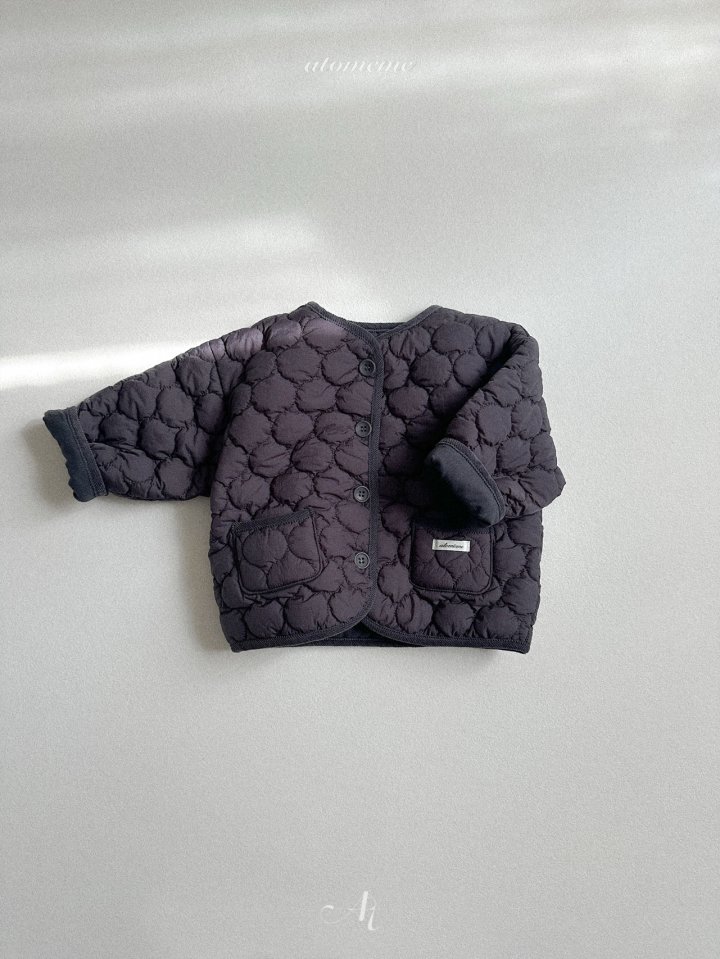 Atomeme - Korean Baby Fashion - #babyootd - Curry Quilted Jacket - 4