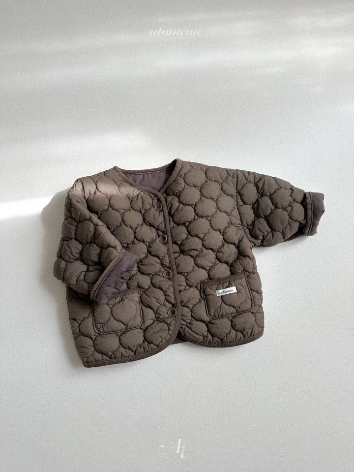 Atomeme - Korean Baby Fashion - #babyoutfit - Curry Quilted Jacket - 5