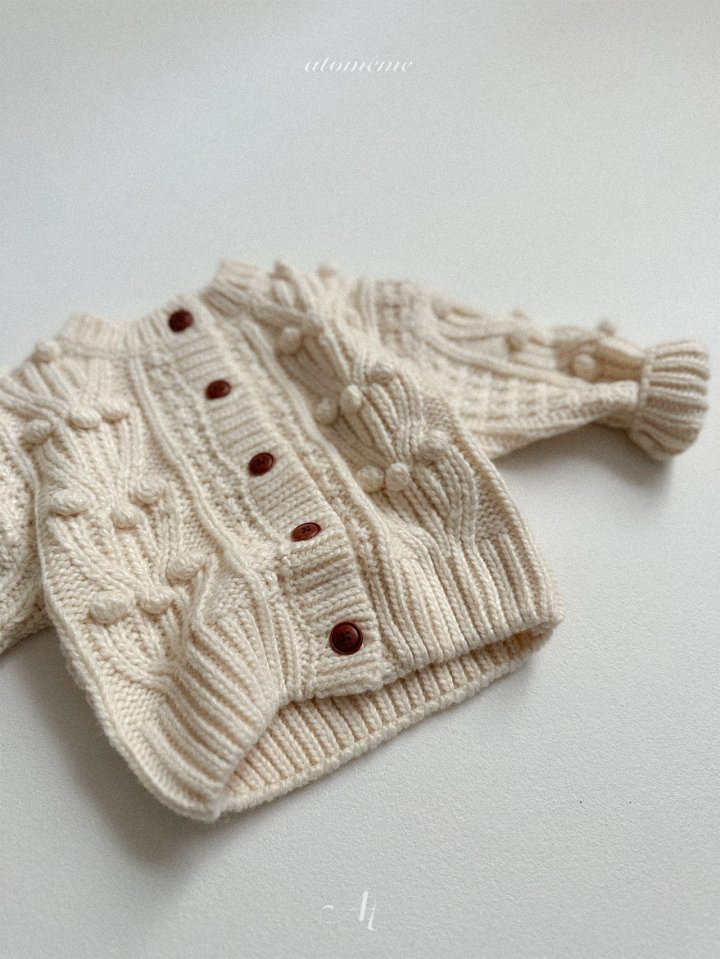 Atomeme - Korean Baby Fashion - #babywear - Pom Cardigan - 11