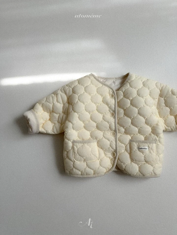 Atomeme - Korean Baby Fashion - #babywear - Curry Quilted Jacket - 6