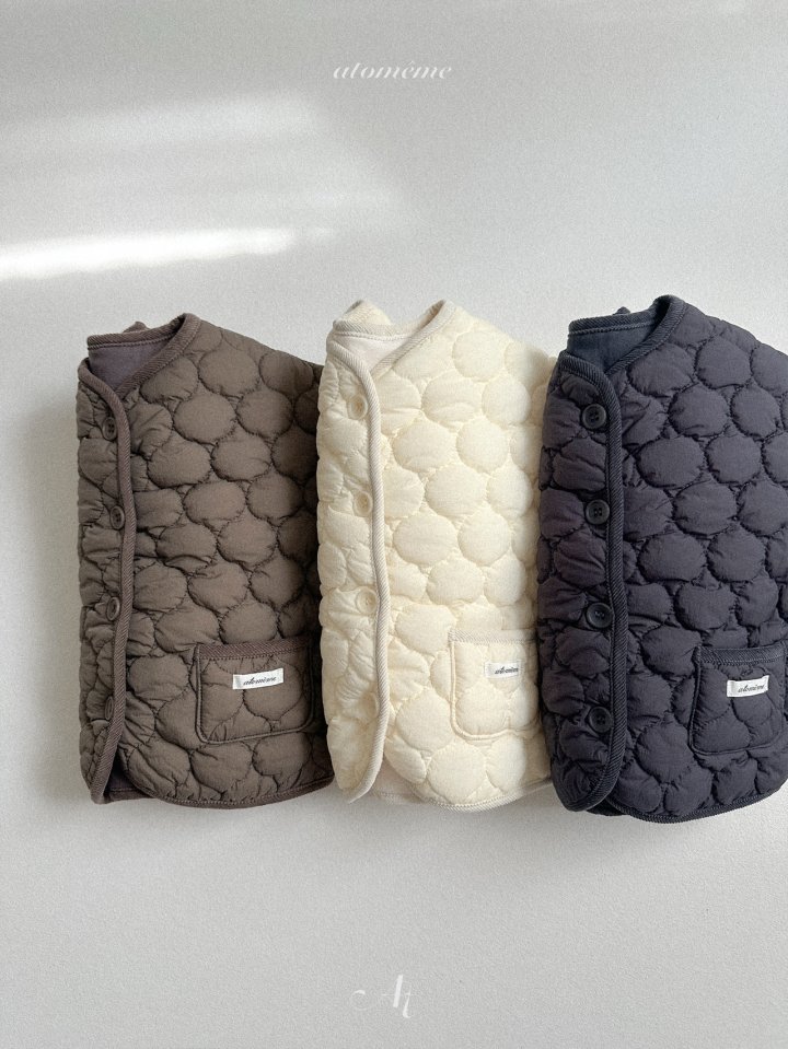 Atomeme - Korean Baby Fashion - #onlinebabyboutique - Curry Quilted Jacket - 7