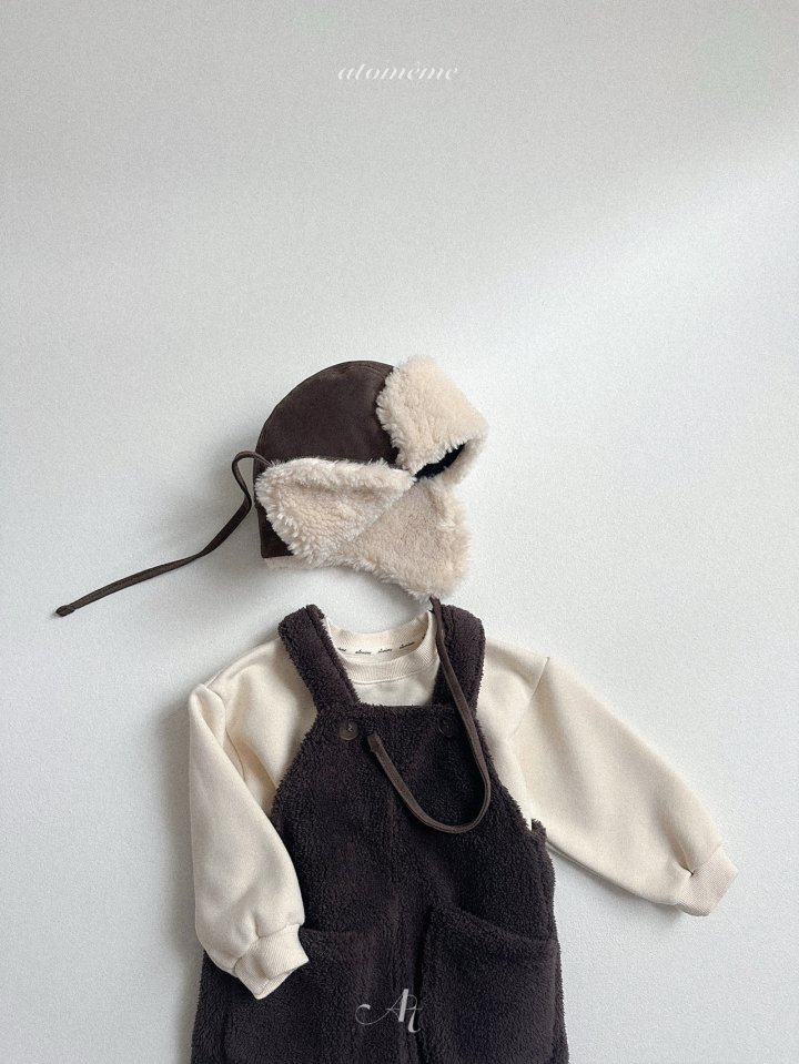 Atomeme - Korean Baby Fashion - #onlinebabyshop - Shearling Hat - 10