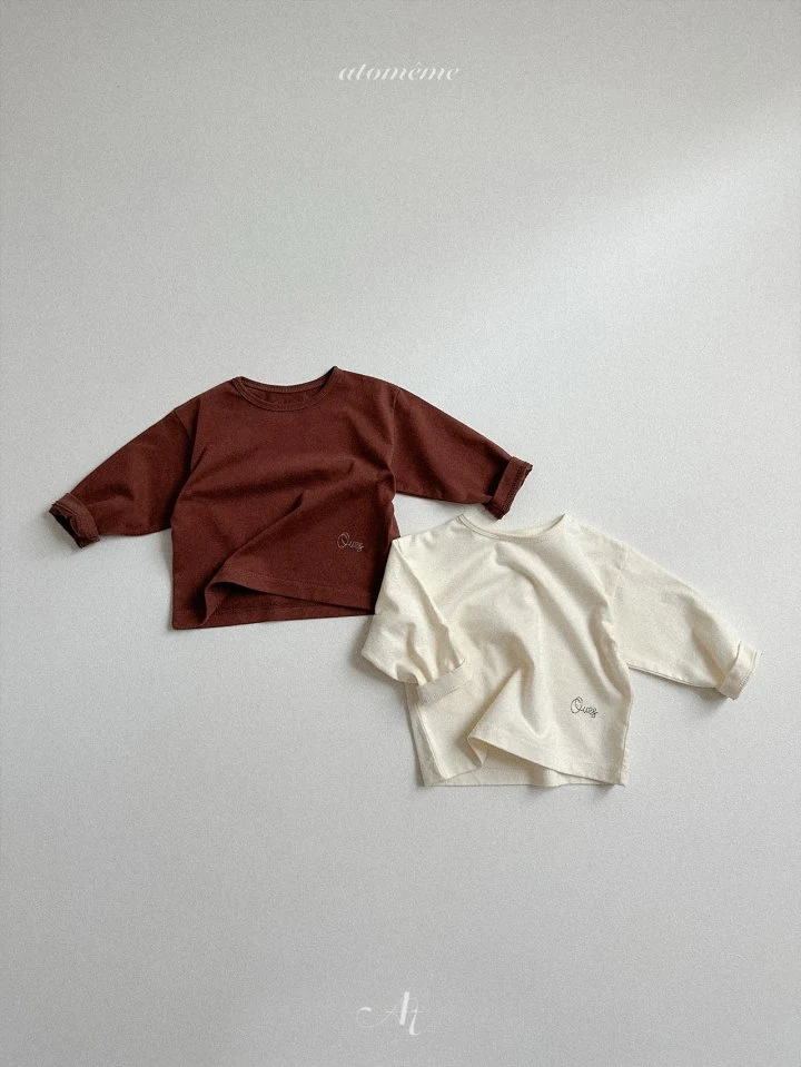 Atomeme - Korean Baby Fashion - #onlinebabyshop - Ursus Embroidered Tee - 9