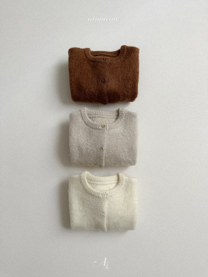 Atomeme - Korean Baby Fashion - #onlinebabyshop - Brush Cardigan - 9