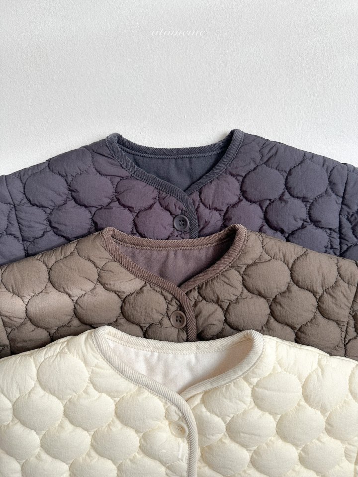 Atomeme - Korean Baby Fashion - #onlinebabyshop - Curry Quilted Jacket - 8
