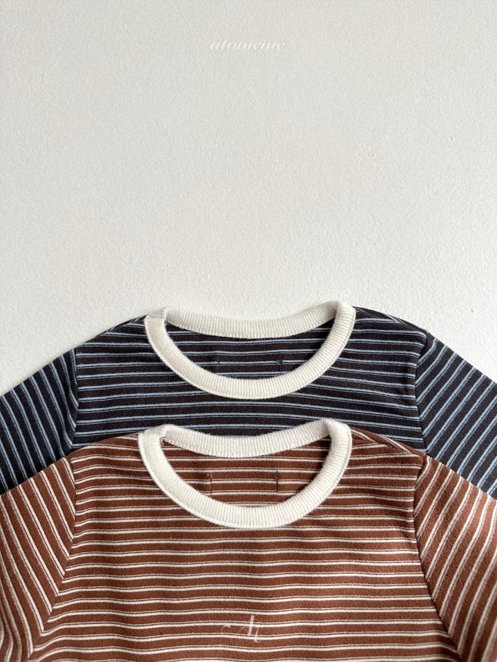 Atomeme - Korean Baby Fashion - #onlinebabyshop - Koha Stripe Tee - 7